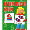 Number Fun Colouring Book Green