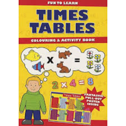 Times Tables Colouring and Activity Book