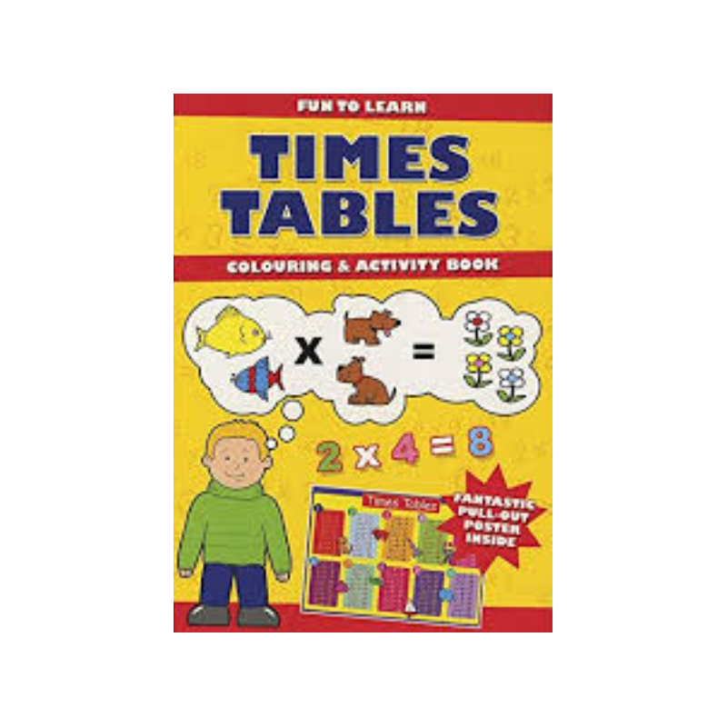 Times Tables Colouring and Activity Book