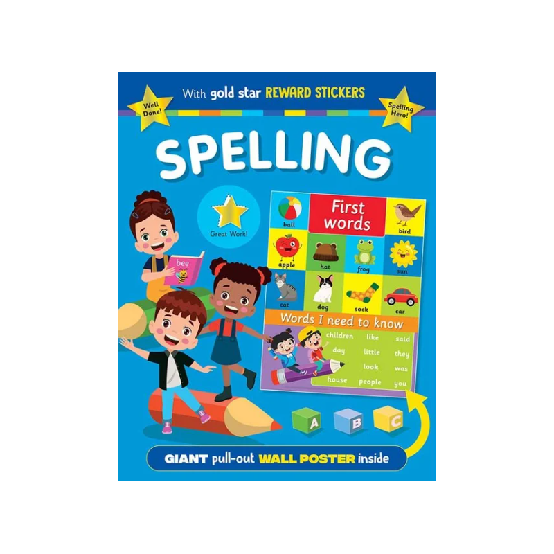 Gold Star Spelling Book with Poster