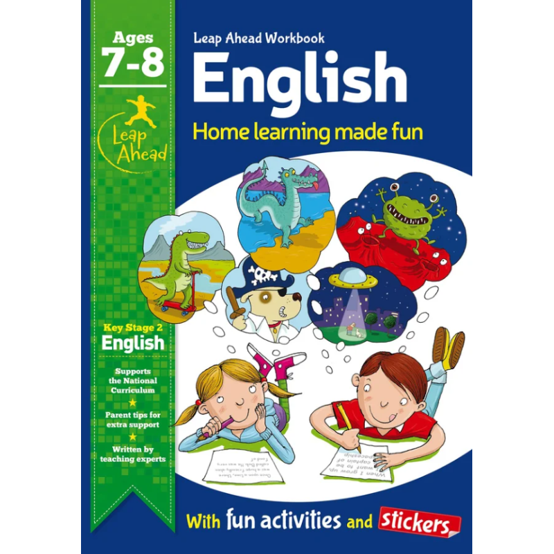 Leap Ahead English Workbook 7 to 8
