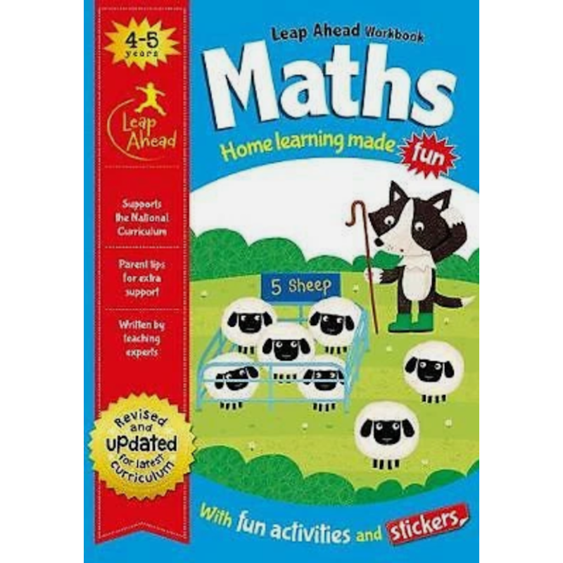 Leap Ahead Maths Workbook 4 to 5